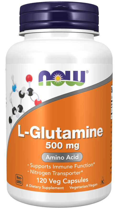 NOW L-Glutamine 500mg – Muscle Recovery & Immune Support