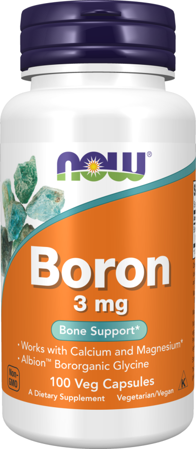 NOW Boron 3mg – Bone Strength & Calcium Metabolism Support