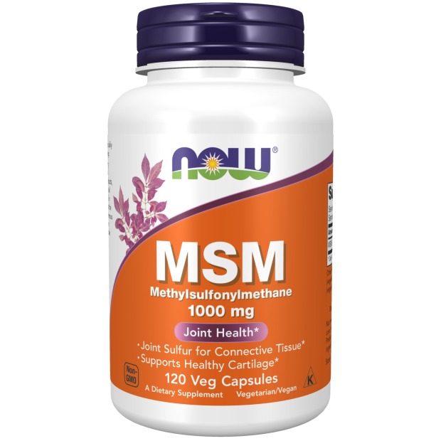 NOW MSM 1000mg – Joint Health & Anti-Inflammatory Support