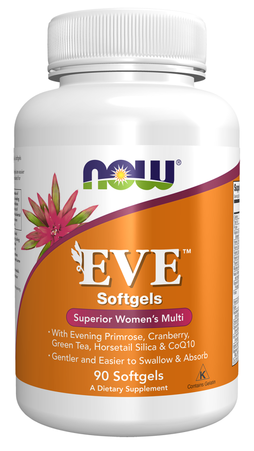 NOW EVE Vitamin Softgel - Multivitamin for Women's Health with Enhanced Absorption