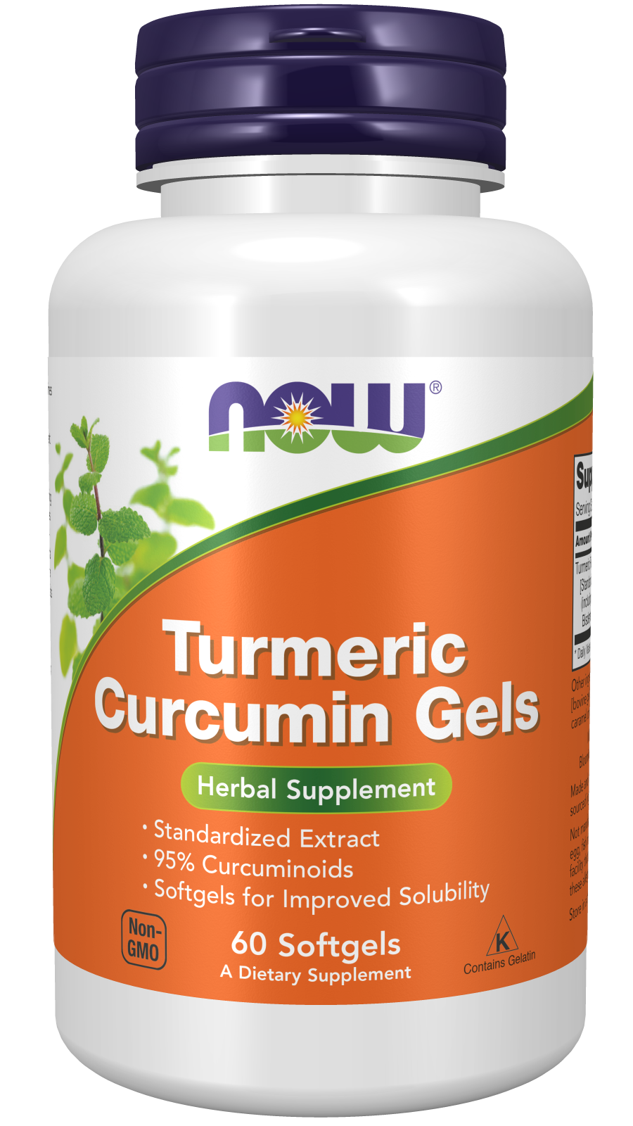 NOW Turmeric Curcumin Gels – Joint Health & Antioxidant Support