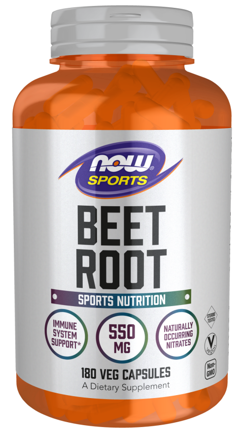 NOW Beet Root 550mg – Circulation & Energy Support