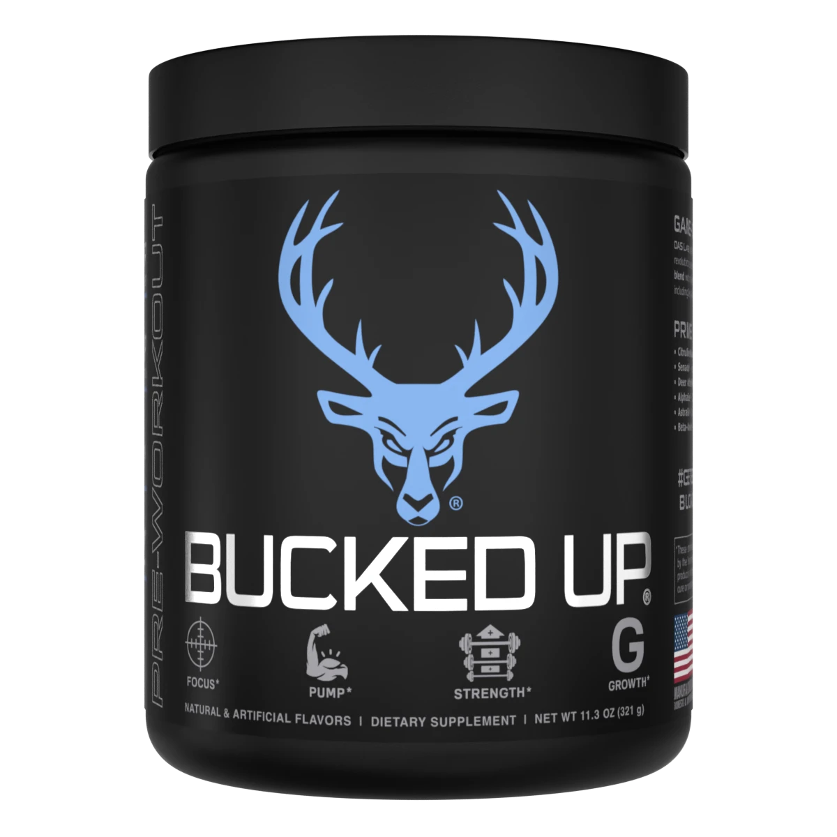 BuckedUp Pre-Workout – High-Quality, Creatine-Free Supplement for Enhanced Pump and Focus