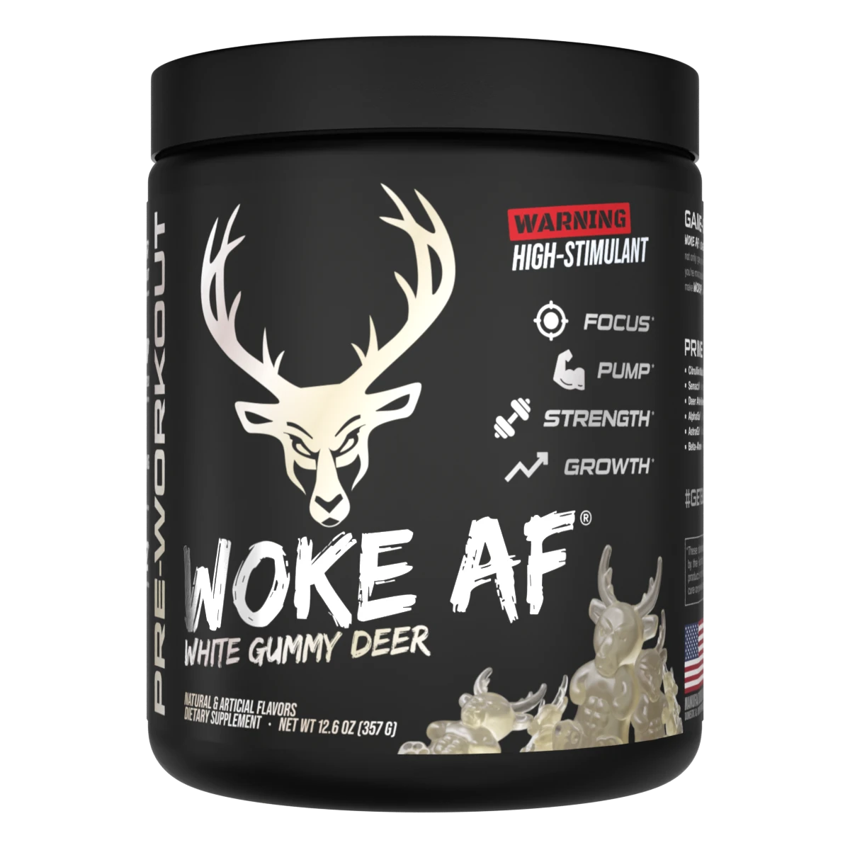 Bucked Up Woke AF Pre-Workout – Extreme Energy and Focus Supplement