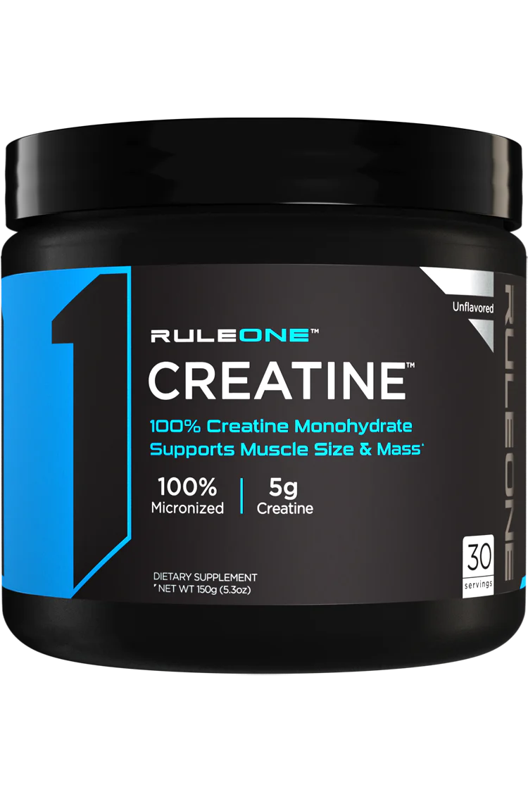 Rule1 Creatine 150g – Pure Micronized Creatine for Strength and Power