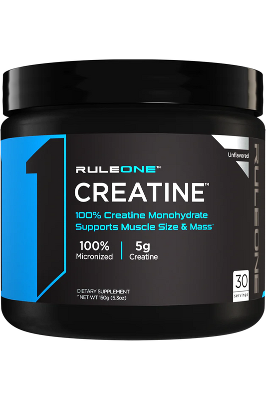 Rule1 Creatine 150g – Pure Micronized Creatine for Strength and Power