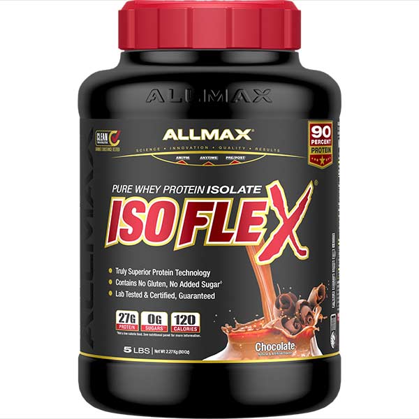 Allmax Isoflex Whey Protein Isolate 5lb – Premium, Fast-Absorbing Protein