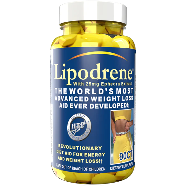 Hi-Tech Lipodrene - Potent Weight Loss Formula with Thermogenic Effects