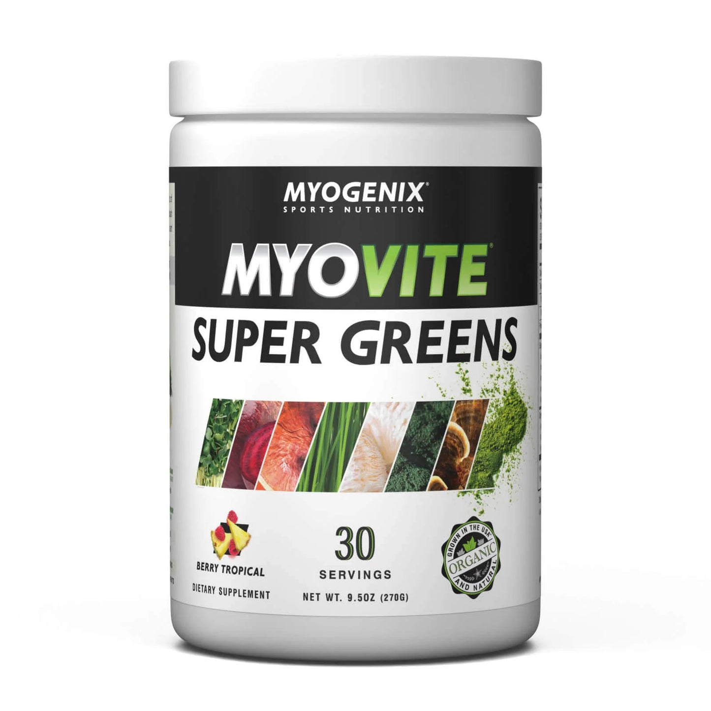 Myogenix Super Greens - Comprehensive Green Superfood for Health and Digestive Support