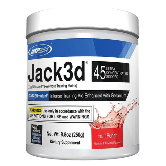 Jack3d Pre-Workout – High-Stimulant Energy Blend with DMHA and Geranium Extract