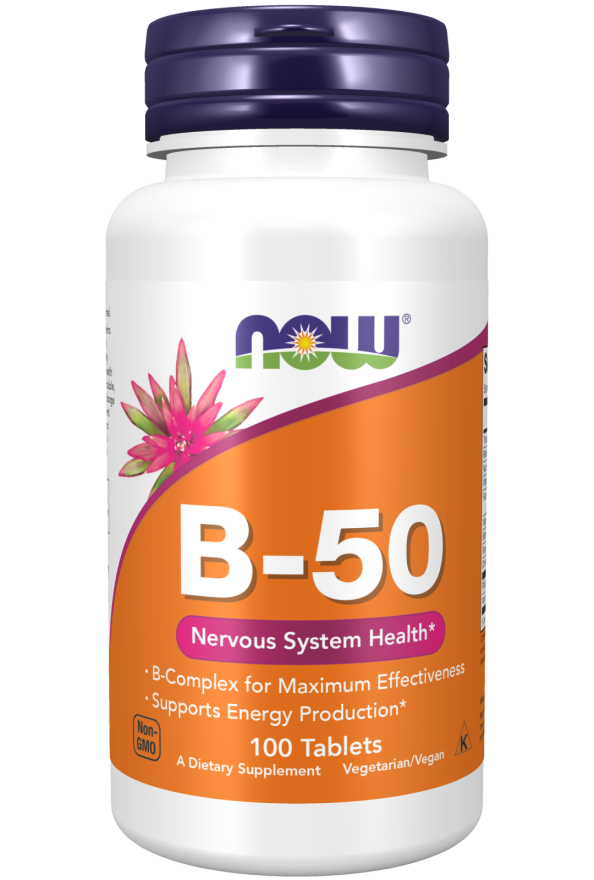 NOW B-50 Complex – Energy & Nervous System Support