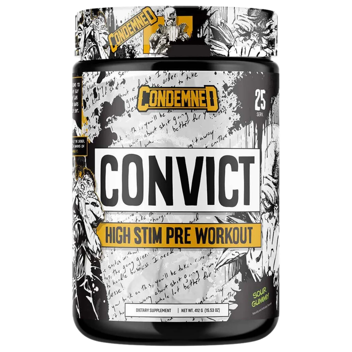 Condemned Convict Pre-Workout – Intense Energy and Focus for Extreme Training Sessions