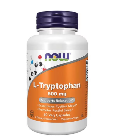 NOW L-Tryptophan 500mg – Mood, Sleep & Relaxation Support