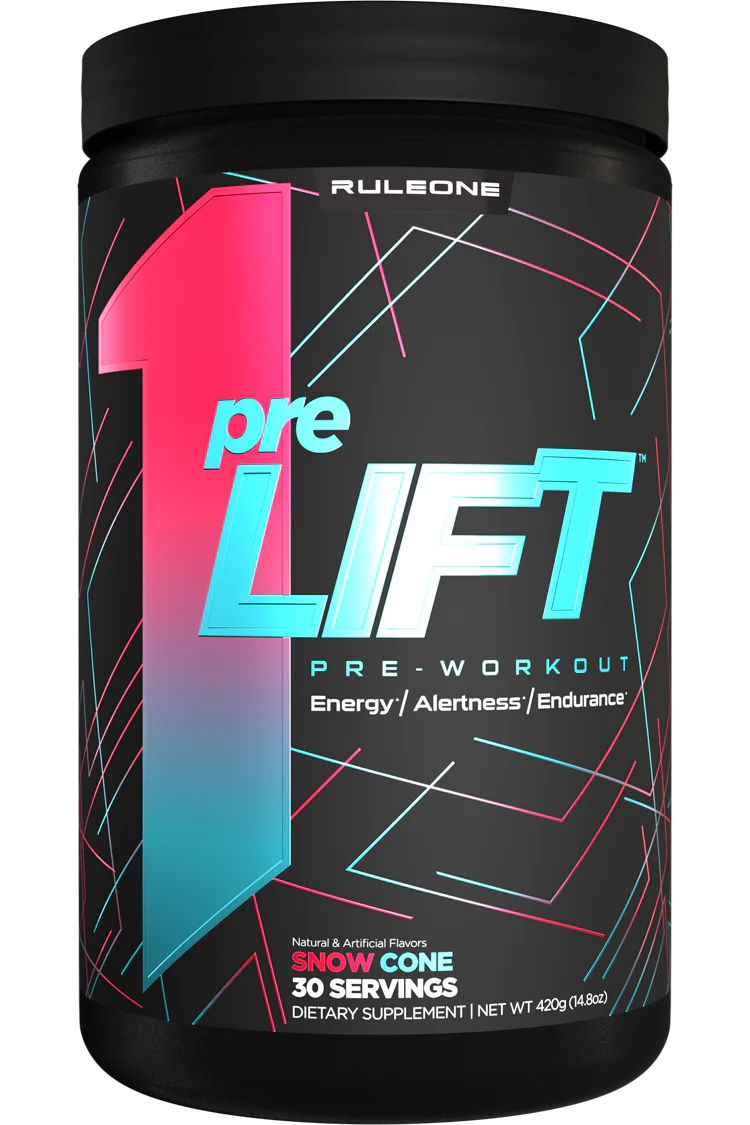 Rule1 Prelift Pre-Workout – 25 Active Ingredients for Endurance, Energy, and Focus