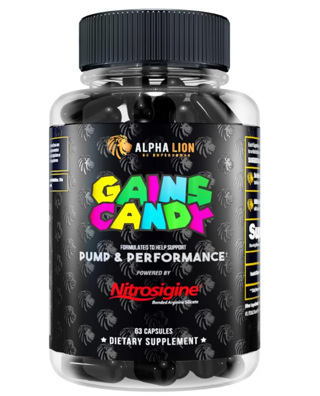 Alpha Lion Gains Candy Pump - Nitric Oxide & Vascularity Boost